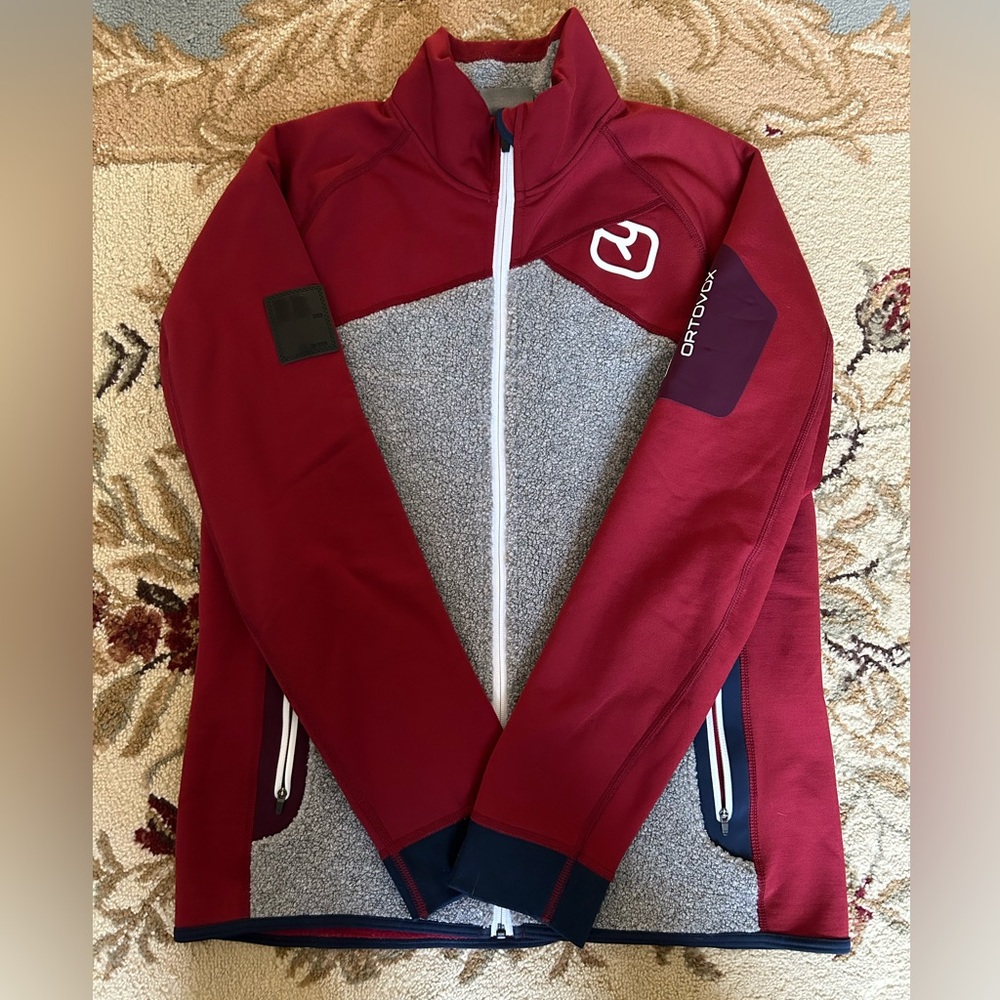 Men’s ortovox wool fleece jacket